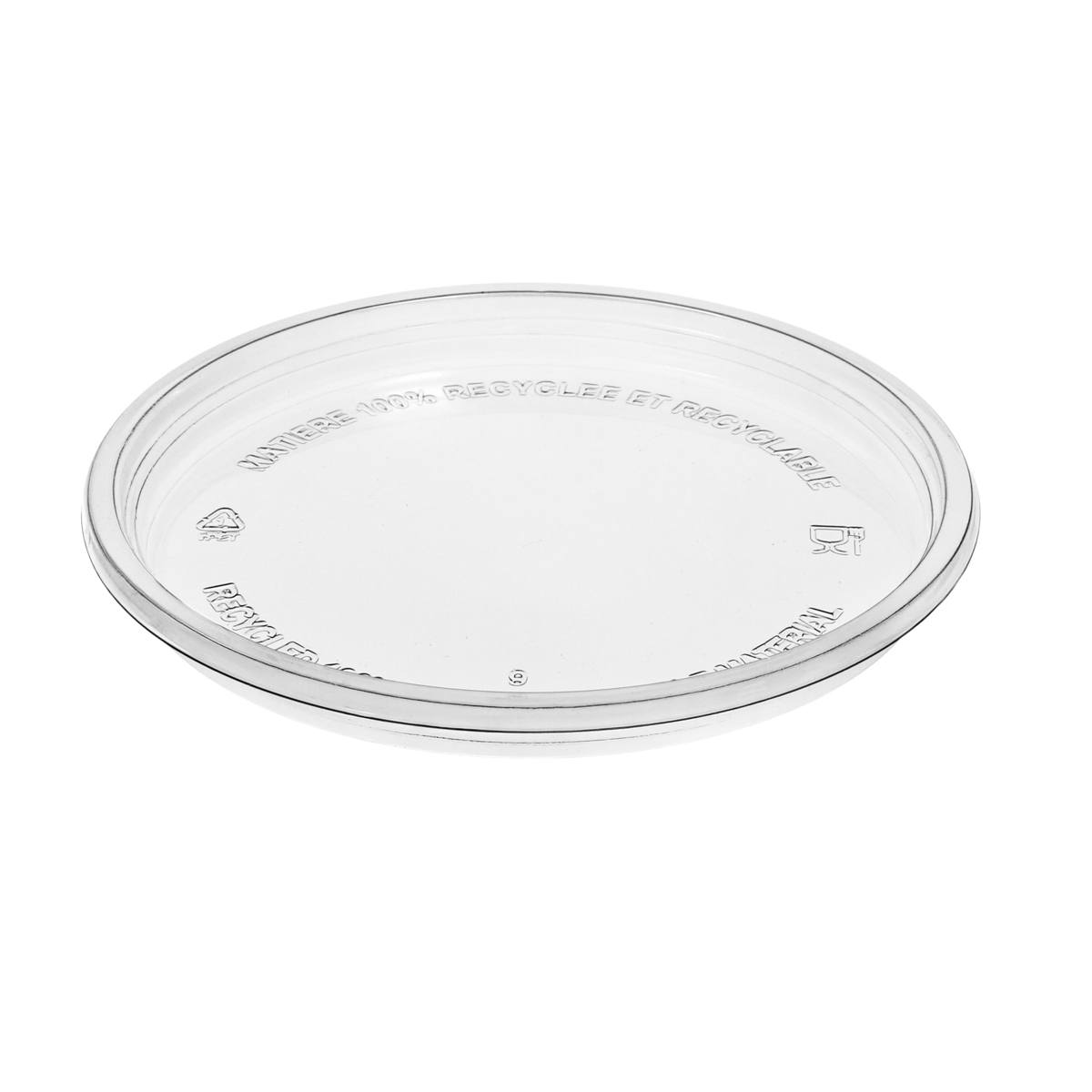 20DCL.JPG PET lids for containers Ø117 mm, transparent, 32 pcs. - Image 1