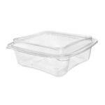 Lids for PET containers, 180×180 mm, 396 pcs., transparent (E400643) - Image 3