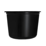 Indeliai, apvalūs PP 500ml Ø115/80mm,50vnt.,juod. - Image 2