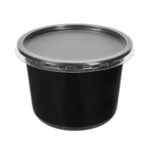 Lids PET for containers round Ø115mm,50pcs.,transparent - Image 3